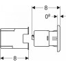 Клавиша смыва GEBERIT 116,051.KV.1 черный