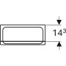 Шкаф боковой GEBERIT RENOVA NR.1 PLAN 869013000 40 см
